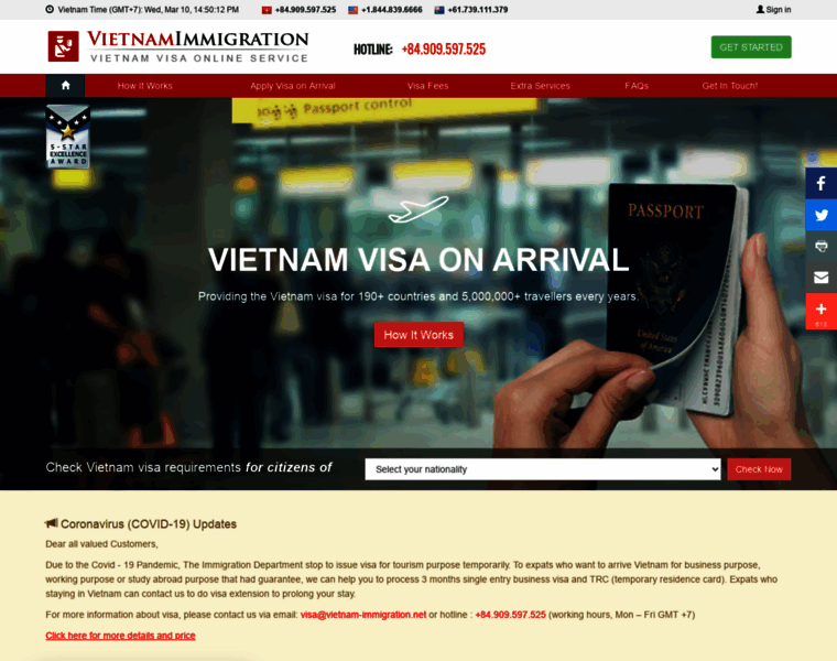 Vietnam-immigration.net thumbnail
