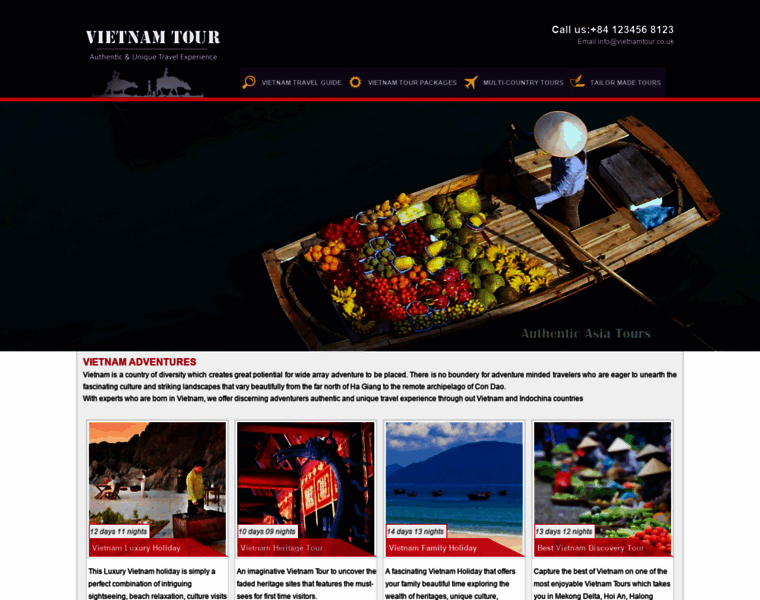 Vietnamadventures.net thumbnail