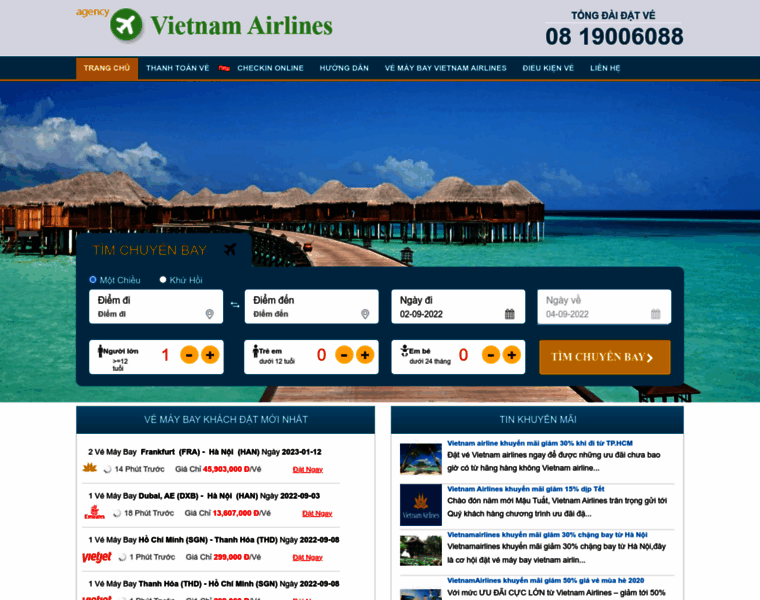 Vietnamairslines.com thumbnail