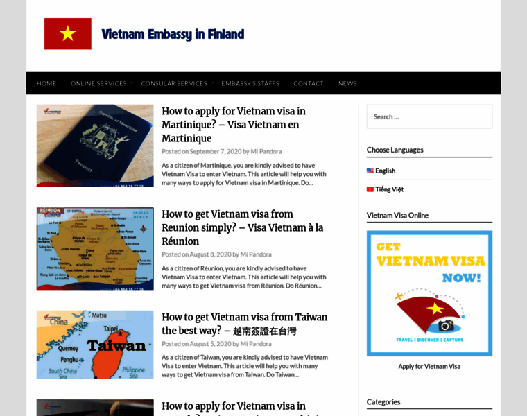 Vietnamembassy-finland.org thumbnail