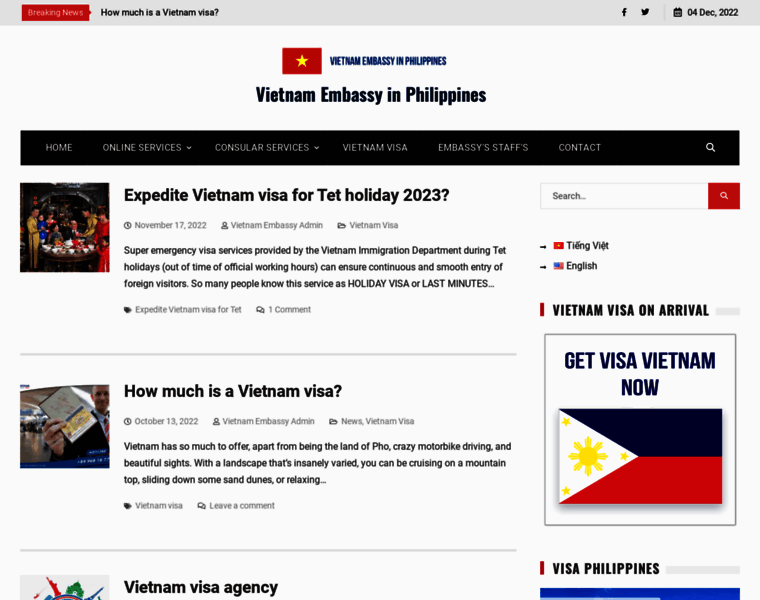 Vietnamembassy-philippines.org thumbnail