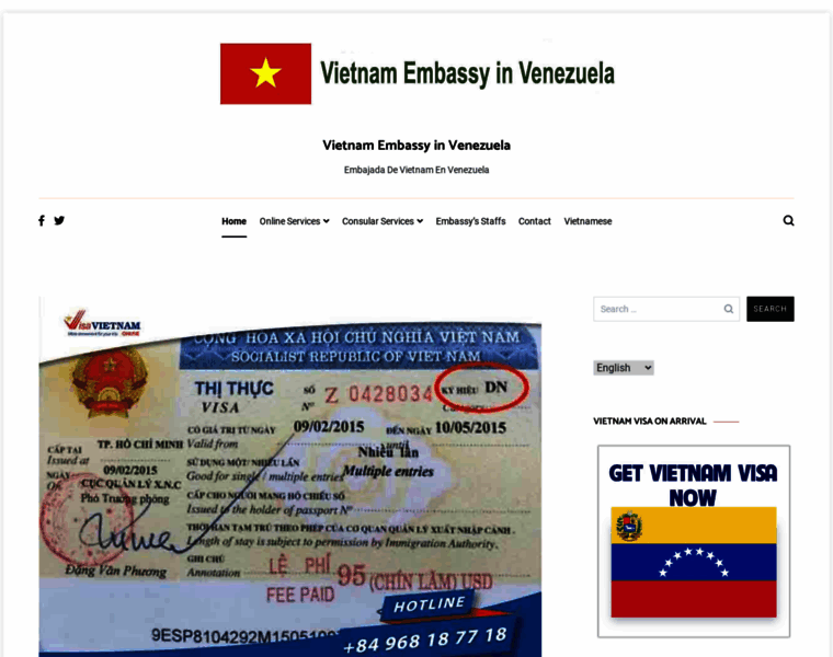 Vietnamembassy-venezuela.org thumbnail