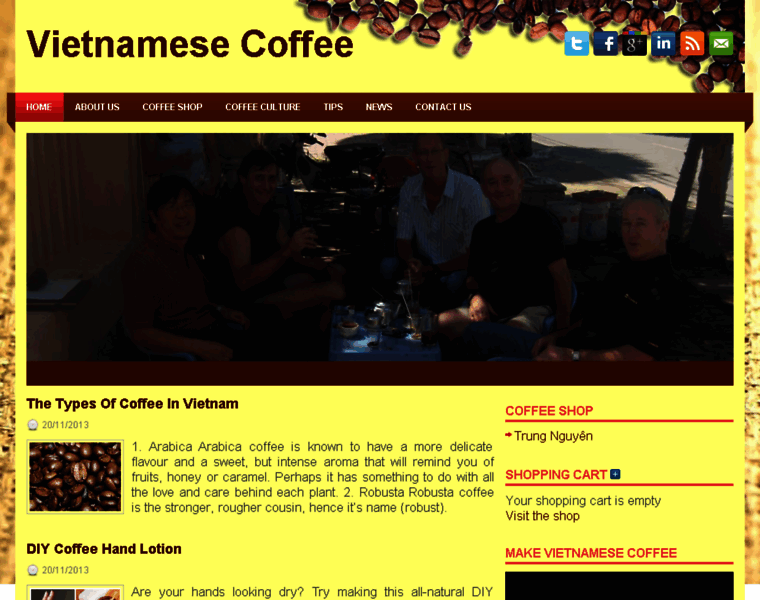 Vietnamesecoffee.org thumbnail