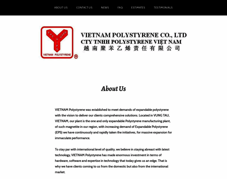 Vietnampolystyrene.com thumbnail