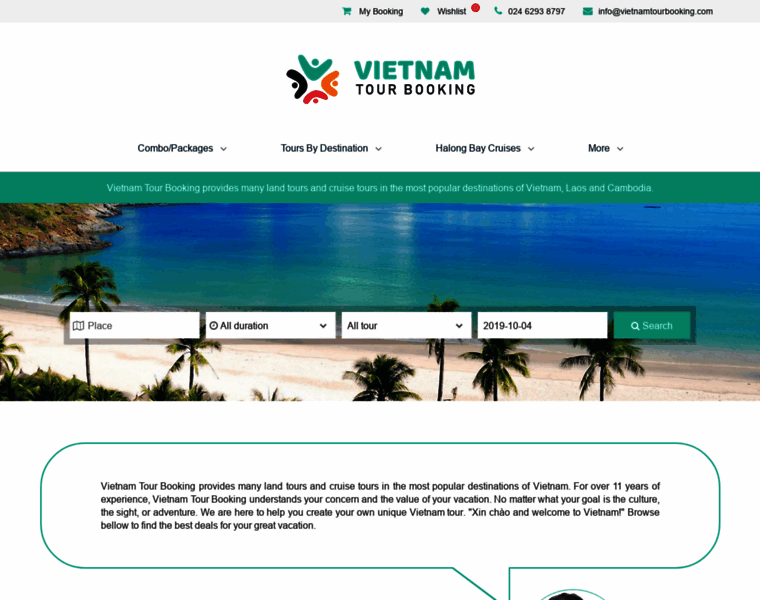 Vietnamtourbooking.com thumbnail