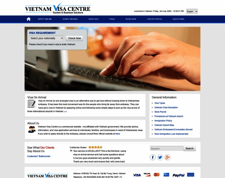 Vietnamvisacentre.com thumbnail