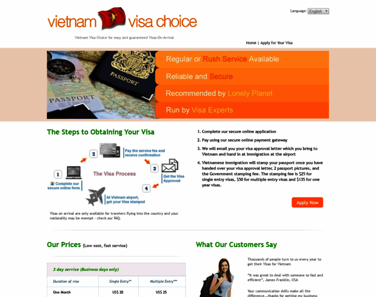 Vietnamvisachoice.com thumbnail