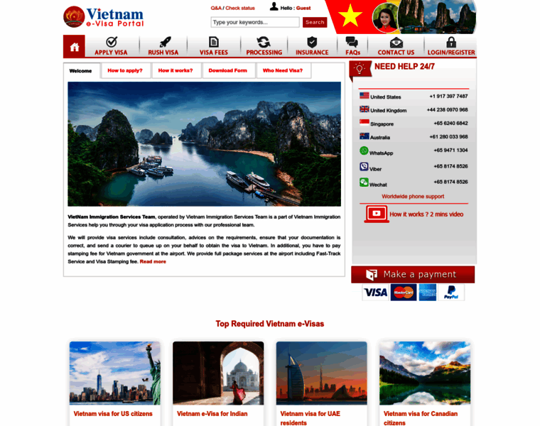 Vietnamvisacorp.com thumbnail