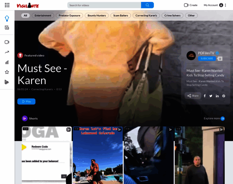 Vigilanteapp.com thumbnail