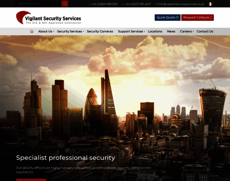 Vigilantsecurityservices.co.uk thumbnail