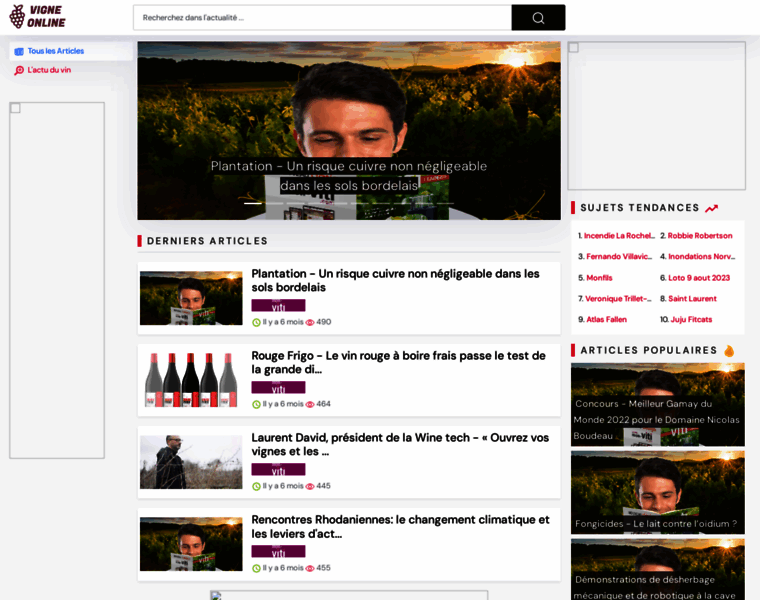 Vigne-online.fr thumbnail