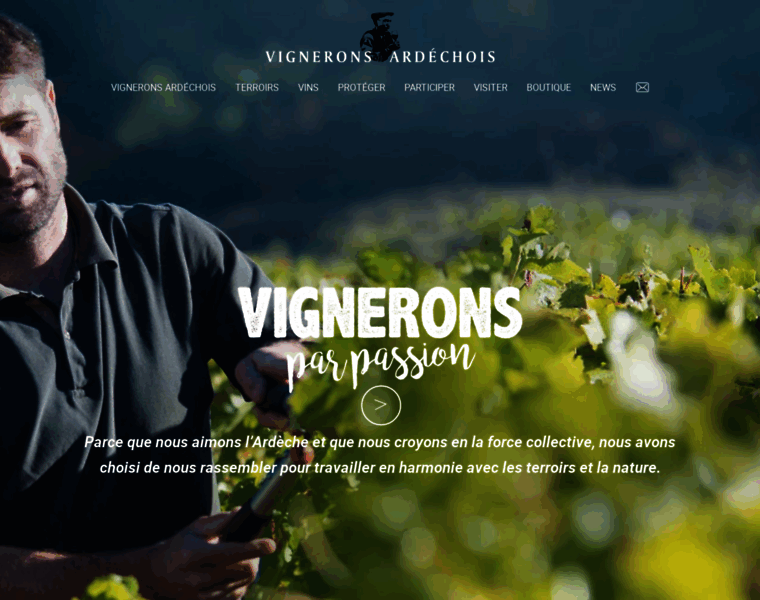 Vignerons-ardechois.com thumbnail