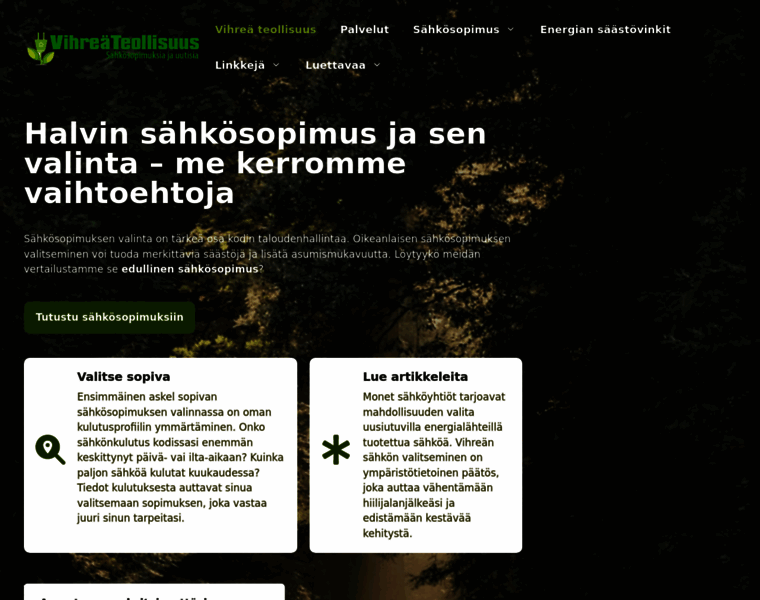 Vihreateollisuus.fi thumbnail