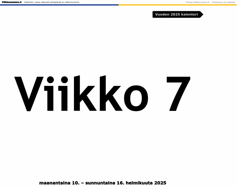 Viikkonumero.fi thumbnail