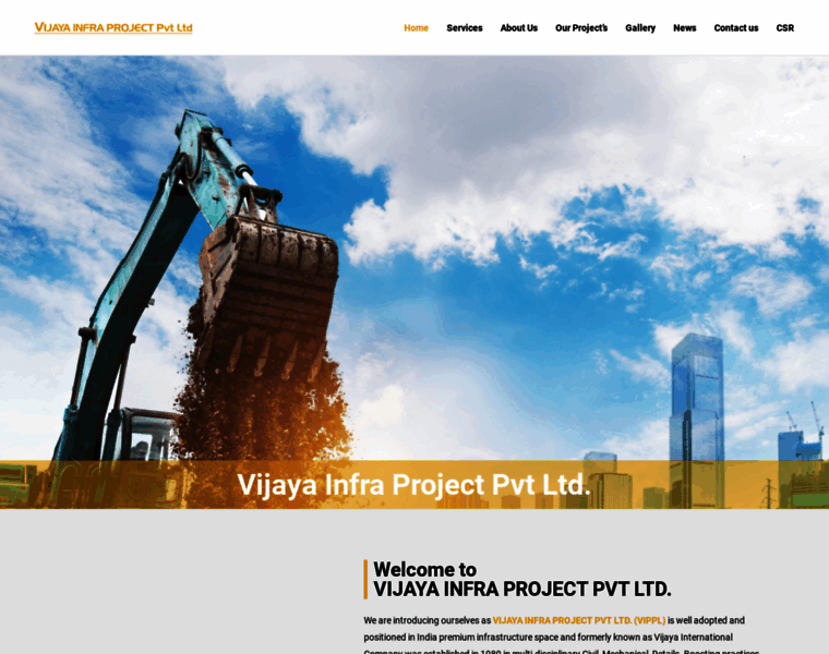 Vijayainfraproject.com thumbnail