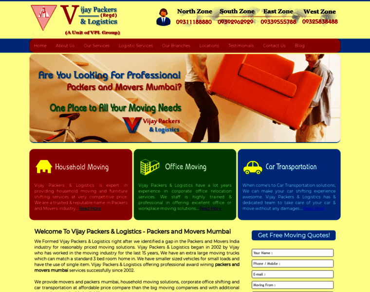 Vijaypackersindia.com thumbnail