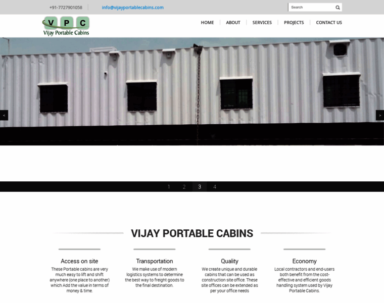 Vijayportablecabins.com thumbnail