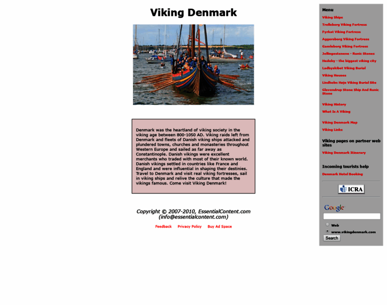 Vikingdenmark.com thumbnail