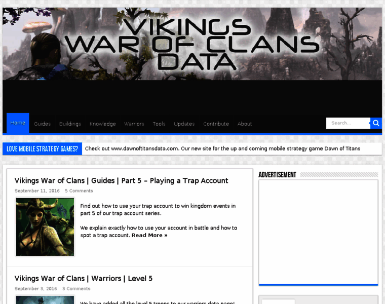 Vikingswarofclansdata.com thumbnail