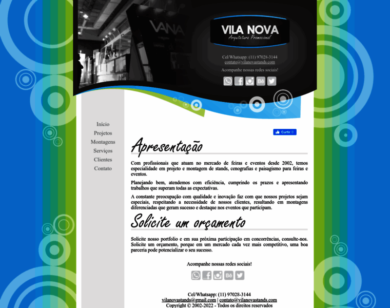 Vilanovastands.com thumbnail