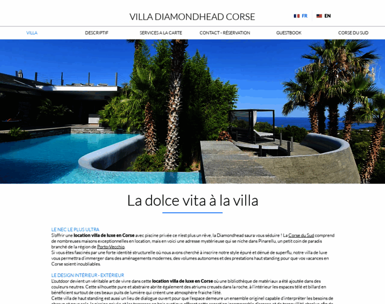 Villa-diamondhead-corse.com thumbnail