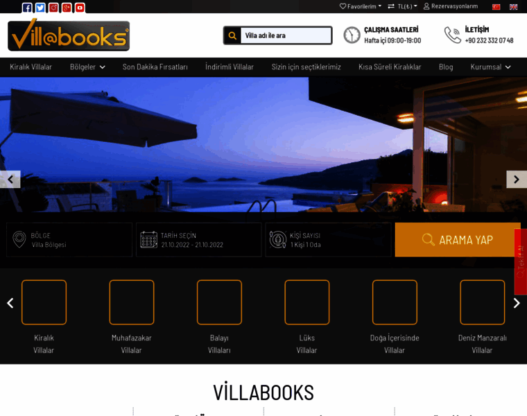 Villabooks.com thumbnail