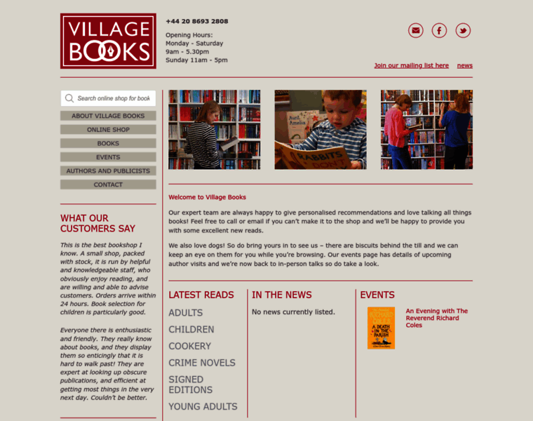 Village-books.co.uk thumbnail