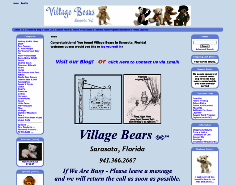 Villagebears.com thumbnail