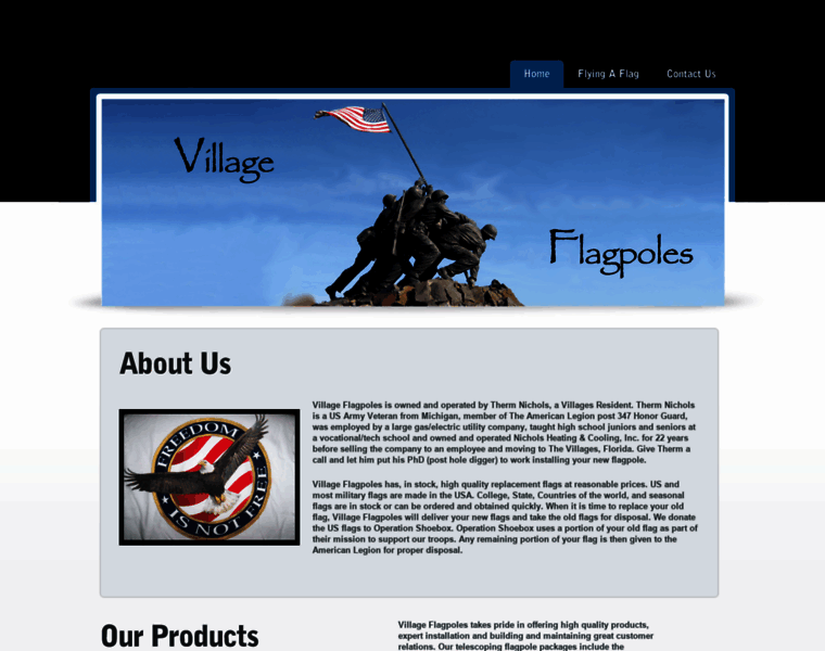 Villageflagpoles.com thumbnail