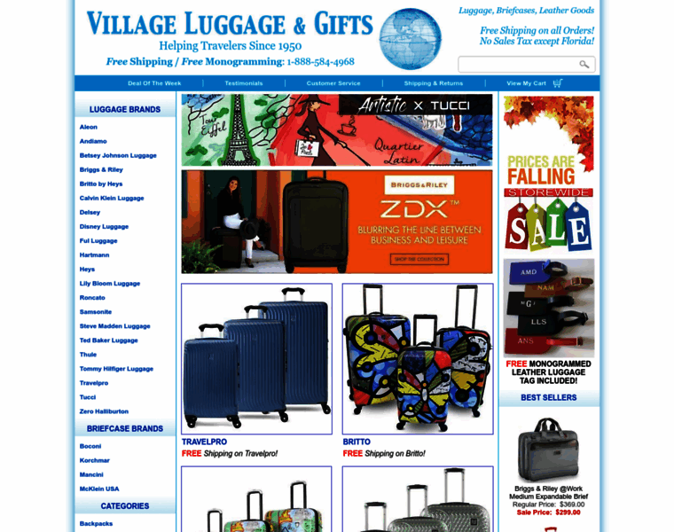 Villageluggageandgifts.com thumbnail