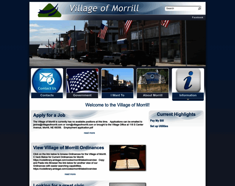 Villageofmorrill.com thumbnail