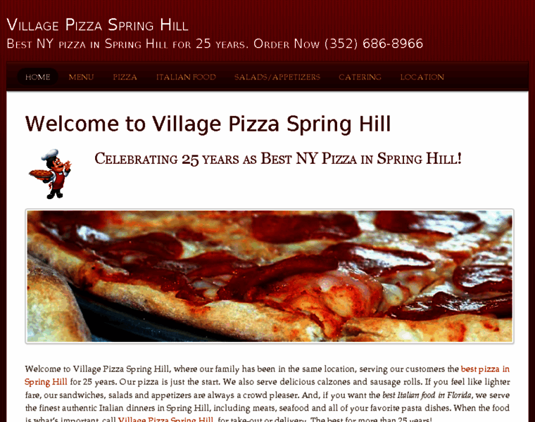Villagepizzaspringhill.com thumbnail