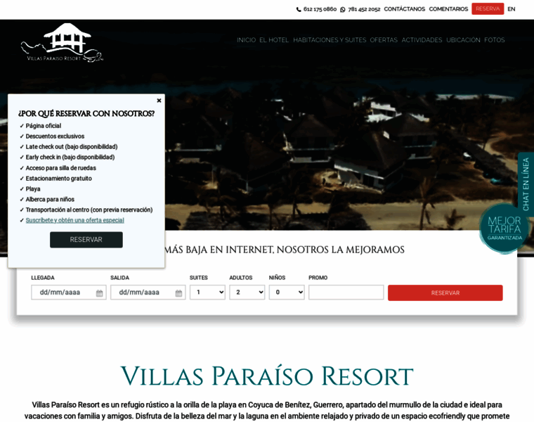 Villasparaisoresort.com thumbnail