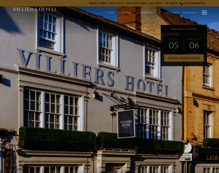 Villiers-hotel.co.uk thumbnail