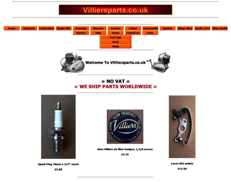 Villiersparts.co.uk thumbnail