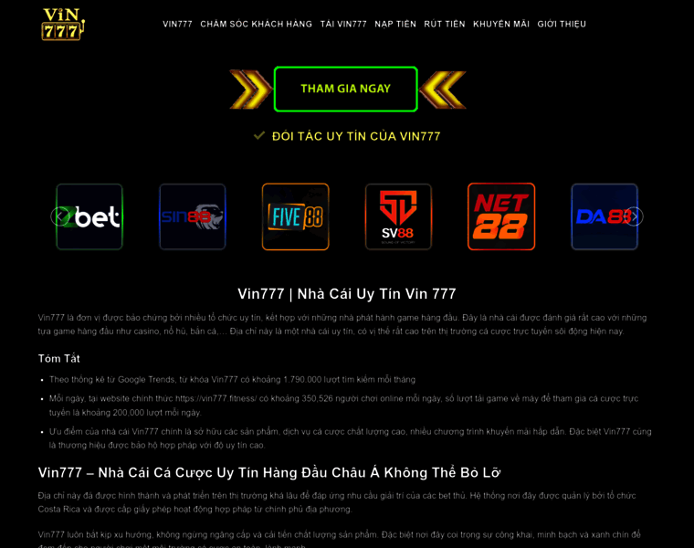 Vin777.cfd thumbnail