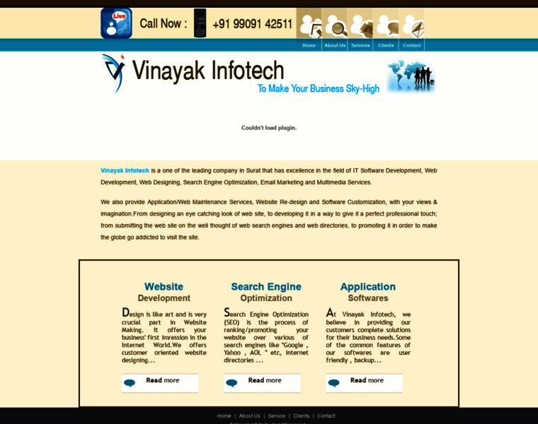 Vinayak-infotech.com thumbnail