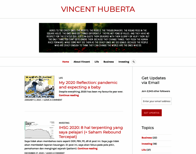Vincenthuberta.com thumbnail