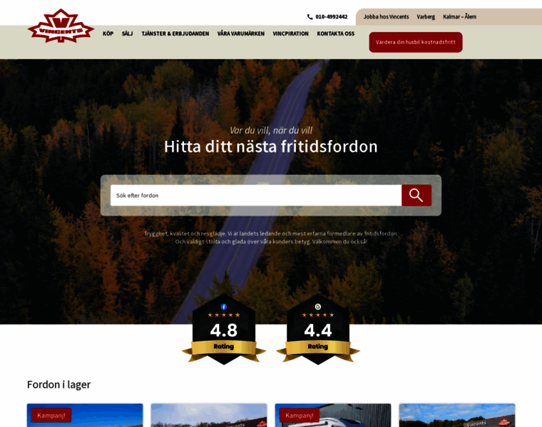 Vincents.se thumbnail