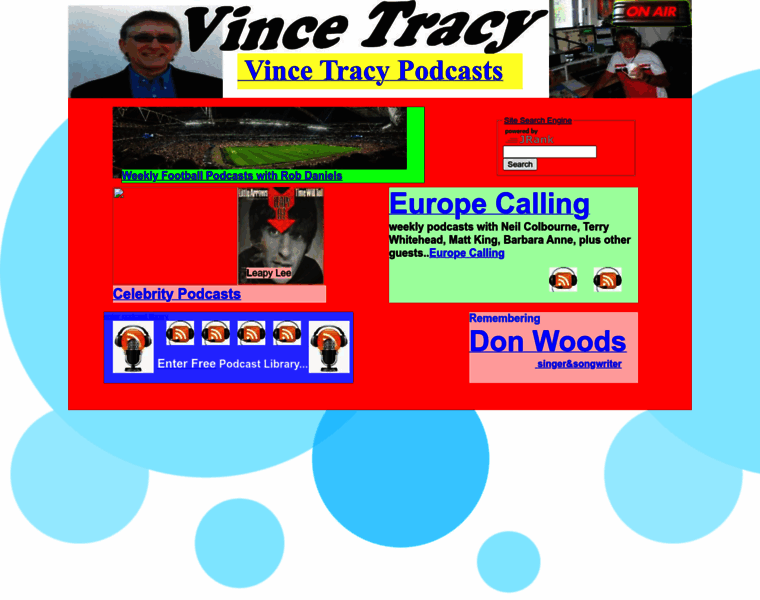 Vincetracy.com thumbnail