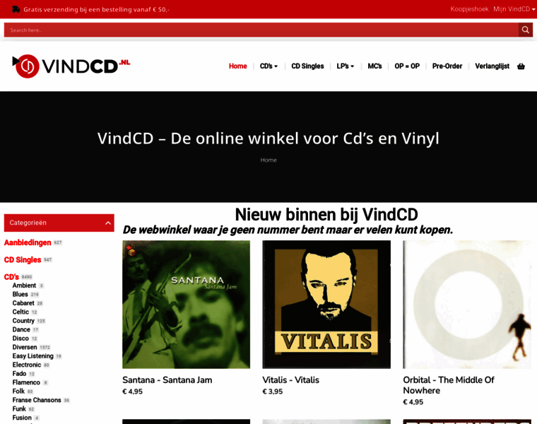 Vindcd.nl thumbnail