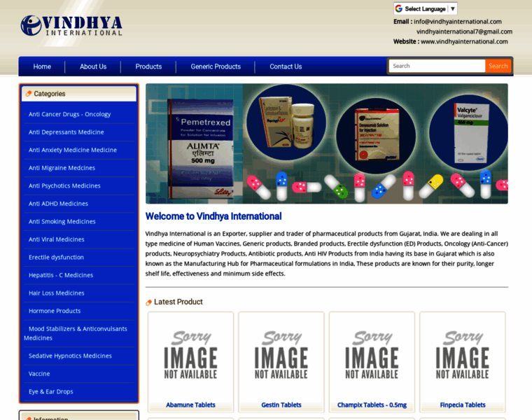 Vindhyainternational.com thumbnail