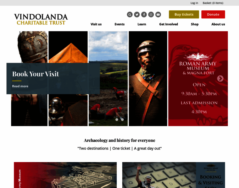 Vindolanda.com thumbnail