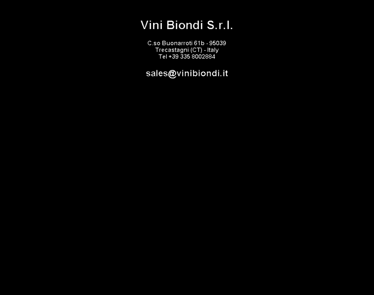 Vinibiondi.it thumbnail