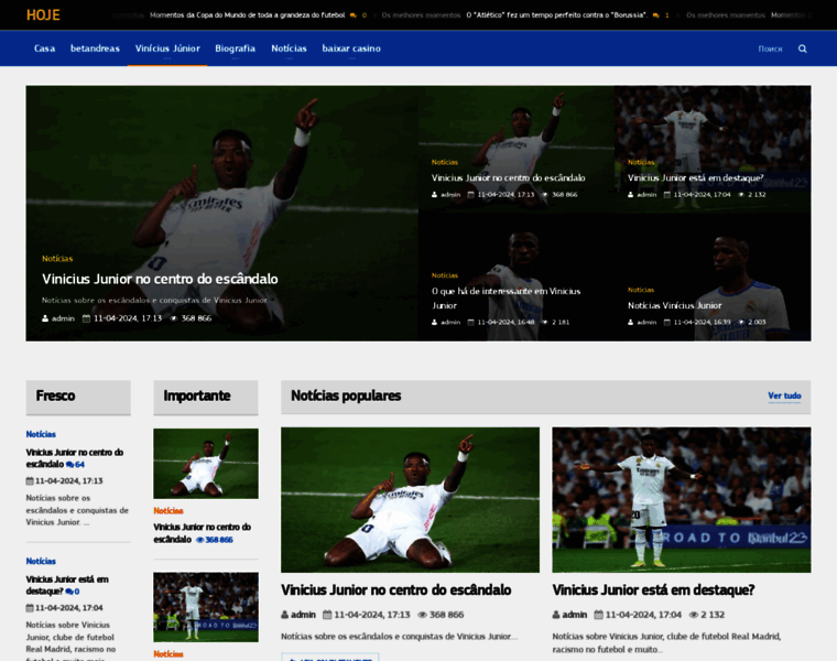 Vinicius-junior.org thumbnail