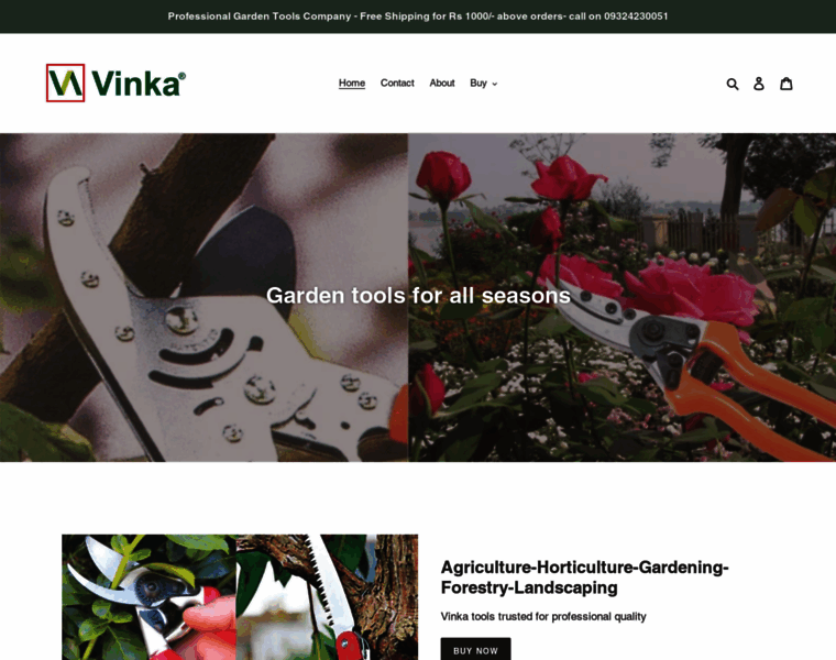 Vinkagardentools.com thumbnail