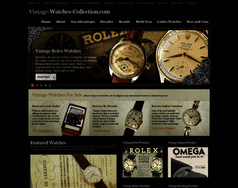 Vintage-watches-collection.com thumbnail