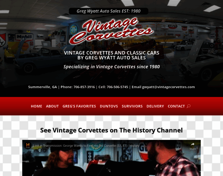 Vintagecorvettes.com thumbnail