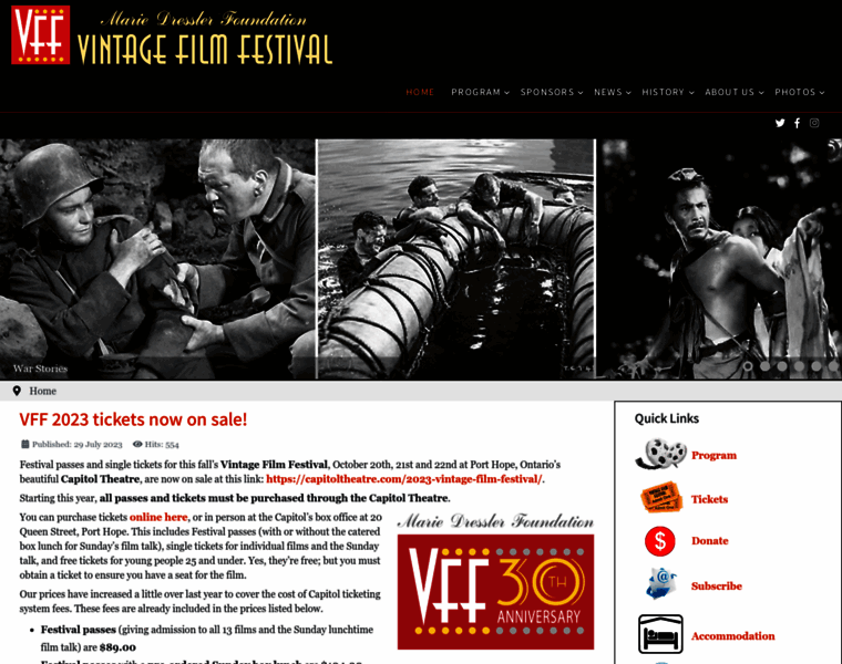Vintagefilmfestival.ca thumbnail