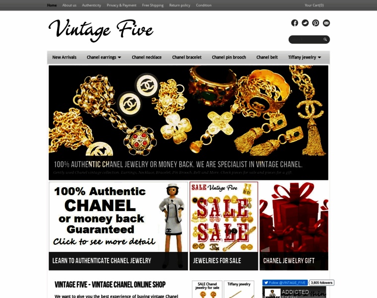 Vintagefive.com thumbnail